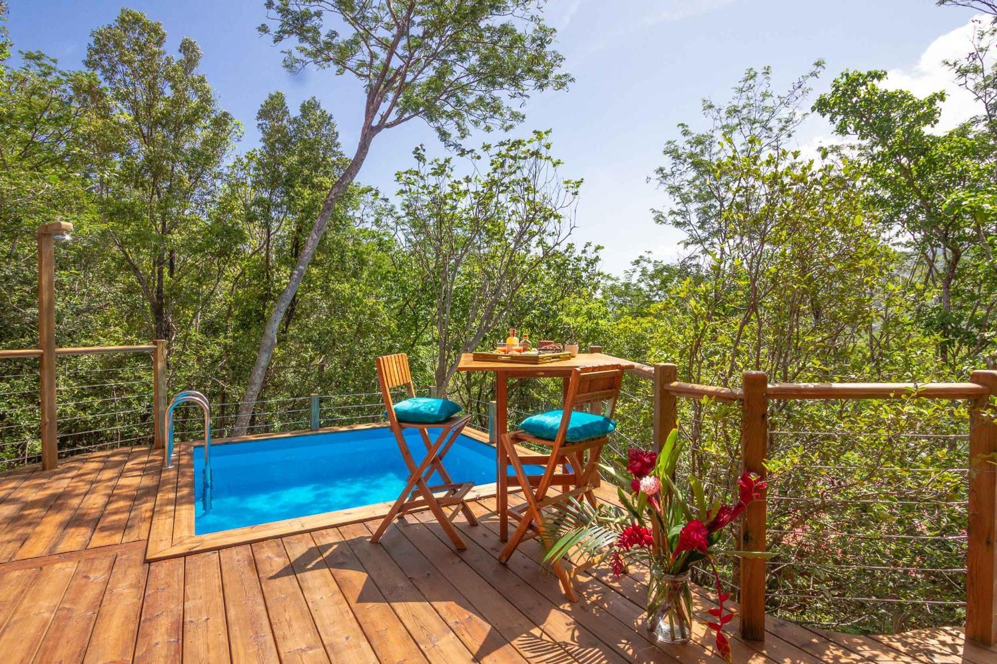 Au Jardin Des Colibris Ecolodge&Spa Deshaies Kültér fotó